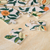 William Morris Fruit Pomegranate White Ornament Legpuzzel (Zijkant)