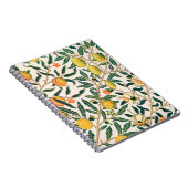 William Morris Fruit Pomegranate White Ornament Notitieboek (Rechterzijde)