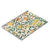 William Morris Fruit Pomegranate White Ornament Notitieboek (Linkerzijde)