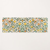 William Morris Fruit Pomegranate White Ornament Yogamat (Voorkant (horizontaal))