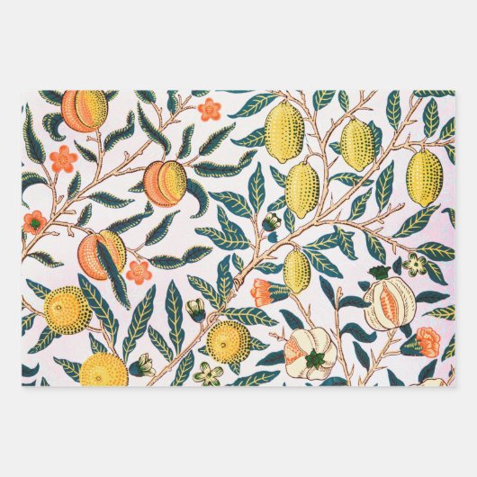 William Morris, fruitboom Inpakpapier Vel (Voorkant)