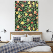William Morris Fruitpatroon  Canvas Afdruk (Insitu (Slaapkamer))