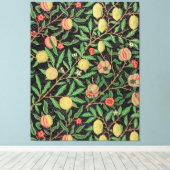 William Morris Fruitpatroon  Canvas Afdruk (Insitu (Houten vloer))