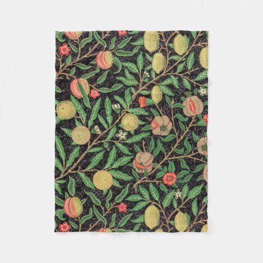 William Morris Fruitpatroon  Fleece Deken (Voorkant)