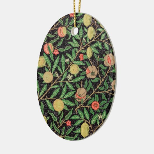 William Morris Fruitpatroon  Keramisch Ornament (Links)