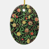 William Morris Fruitpatroon  Keramisch Ornament (Voorkant)