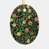 William Morris Fruitpatroon  Keramisch Ornament (Achterkant)