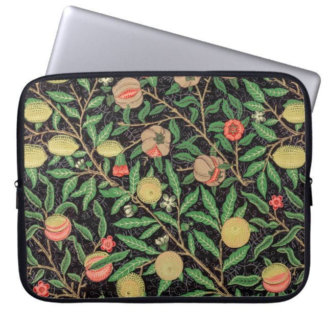 William Morris - Fruitpatroon Laptop Sleeve (Voorkant)