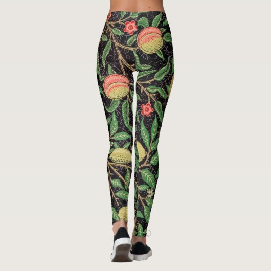 William Morris Fruitpatroon  Leggings (Achterkant)