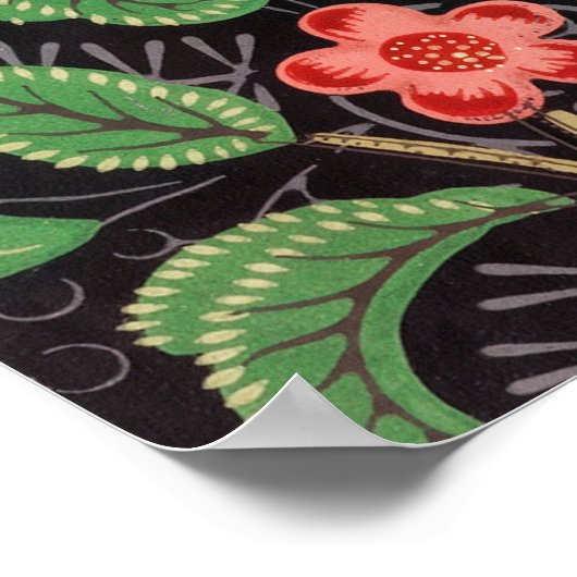 William Morris Fruitpatroon  Poster (Hoek)