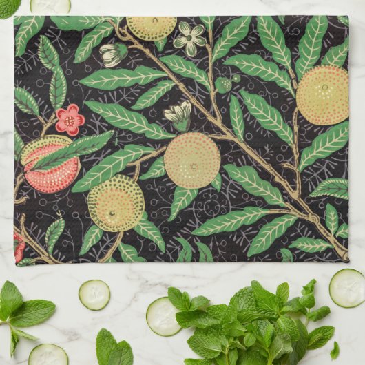 William Morris, Fruitpatroon, Theedoek (Gevouwen)