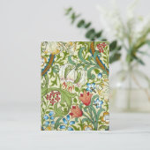 William Morris Garden Lily Fine Art Briefkaart (Staand voorkant)