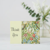 William Morris Garden Lily Fine Wallpaper Briefkaart (Staand voorkant)