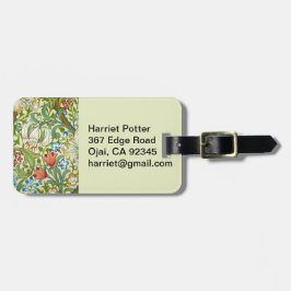 William Morris Garden Lily Wallpaper Bagagelabel