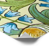 William Morris Garden Lily Wallpaper Fine Art Poster (Hoek)