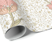 William Morris Garden Tulip Floral Pattern Cadeaupapier (Rol Hoek)