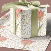 William Morris Garden Tulip Floral Pattern Cadeaupapier