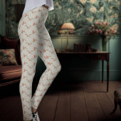 William Morris Garden Tulip Floral Pattern Leggings