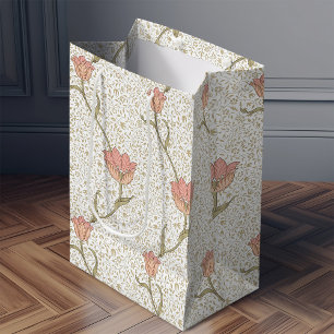 William Morris Garden Tulip Floral Pattern Medium Cadeauzakje
