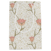 William Morris Garden Tulip Floral Pattern Medium Cadeauzakje (Voorkant)