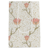 William Morris Garden Tulip Floral Pattern Medium Cadeauzakje (Achterkant)