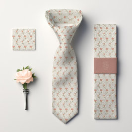 William Morris Garden Tulip Floral Pattern Stropdas