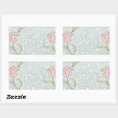 William Morris GardenTulip Rechthoekige Sticker (Vel)