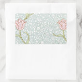 William Morris GardenTulip Rechthoekige Sticker (Tas)