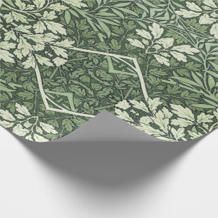 William Morris  gebladerte tinten van groen Cadeaupapier