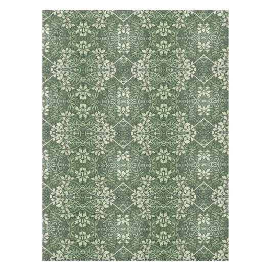 William Morris  gebladerte tinten van groen Tafelkleed (Voorkant)
