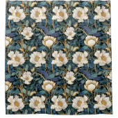 William Morris geïnspireerd Bloemendouchegordijn Douchegordijn (Voorkant)