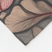 William Morris geïnspireerd bloempatroon Fleece Deken (Hoek)