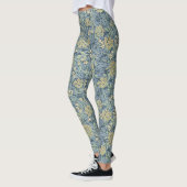 William Morris geïnspireerd bloempatroon Leggings (Links)