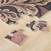 William Morris geïnspireerd bloempatroon Legpuzzel (Zijkant)