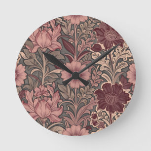 William Morris geïnspireerd bloempatroon Ronde Klok