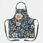 William Morris geïnspireerd botanisch stijlpatroon Schort (Voorkant)