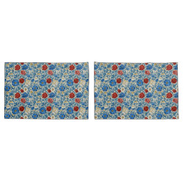 William Morris Geïnspireerd Cornflower Patroon Kussensloop