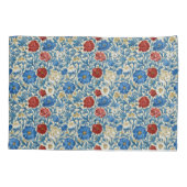 William Morris Geïnspireerd Cornflower Patroon Kussensloop (Achterkant-Links)