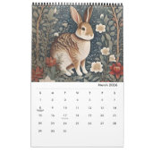 William Morris Geïnspireerd door Animal  Floral 20 Kalender (Mar 2026)