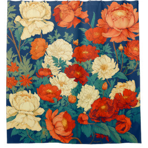 William Morris Geïnspireerd Douchegordijn