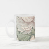 William Morris Geïnspireerd Floral Frosted Glass M Matglas Koffiemok (Links)