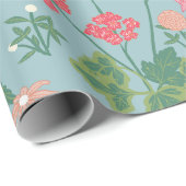 William Morris geïnspireerd lentepatroon Cadeaupapier (Rol Hoek)