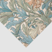 William Morris geïnspireerd pastel groen blauwe pe Tissuepapier (Detail)
