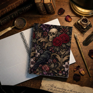 William Morris Geïnspireerd Patroon Gotische Sched Notitieboek