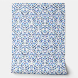 William Morris geïnspireerde Bluejay botanische af Behang