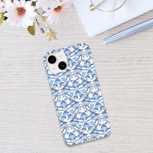 William Morris geïnspireerde Bluejay botanische af Case-Mate iPhone Case