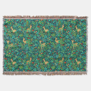 William Morris Geïnspireerde Bosherten Deken