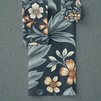 William Morris geïnspireerde botanische stijlpatro Bad Handdoek