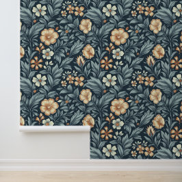 William Morris geïnspireerde botanische stijlpatro Behang