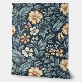 William Morris geïnspireerde botanische stijlpatro Behang